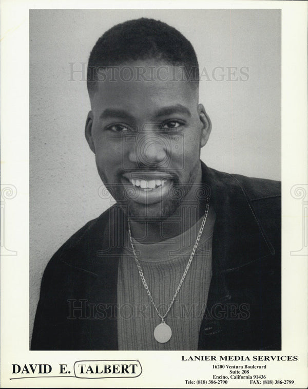 David E. Talbert, entertainer. 1996 Vintage Press Photo Print ...