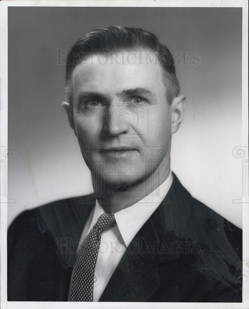 1959 Press Photo Robert W. McMichael, V.P. and Manager of Automatic Electric - Historic Images