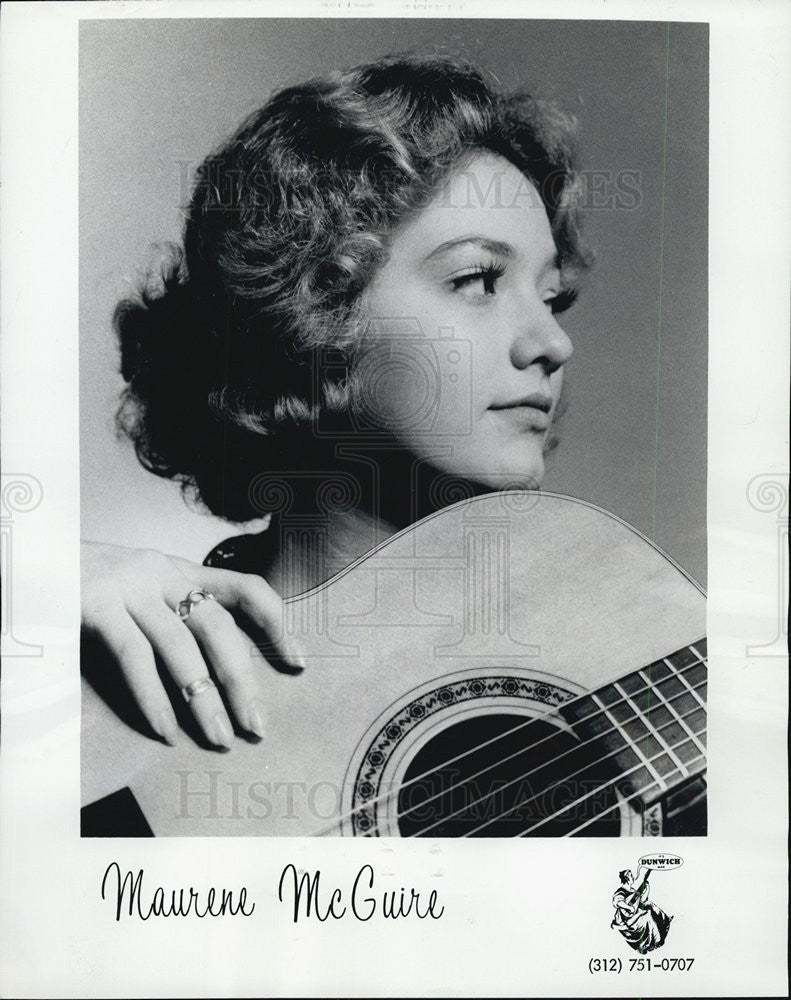 1973 Press Photo Maurene McGuire Musician - Historic Images