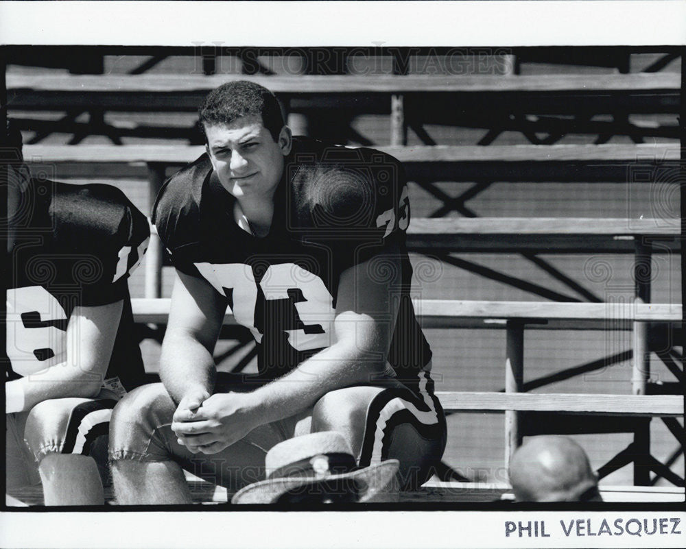 1994 Press Photo Illinois Media Day At University IL Champaign FB Ken Blackman - Historic Images