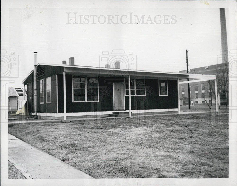 1953 Press Photo University Illinois experimental home Champaign - Historic Images