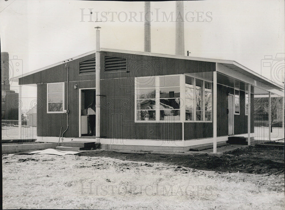 1951 Press Photo Exterior View Of &quot;Space Laboratory&quot; At University Of Illinois - Historic Images