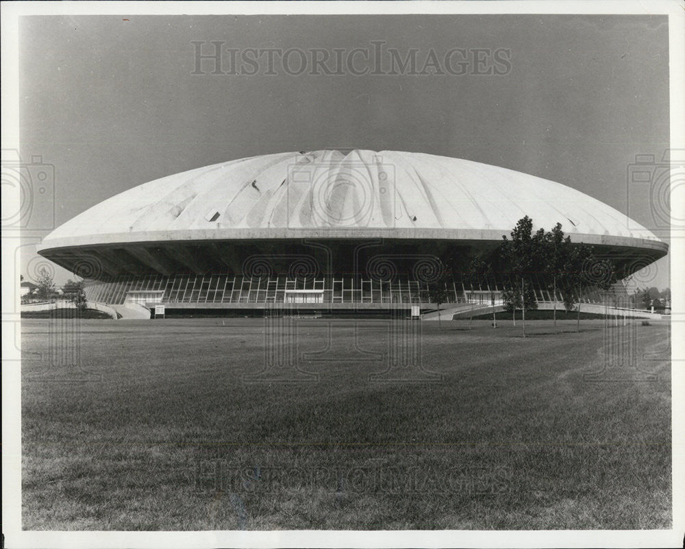 1969 Press Photo New Assembly Hall, University Of Illinois, Champaign-Urbana - Historic Images