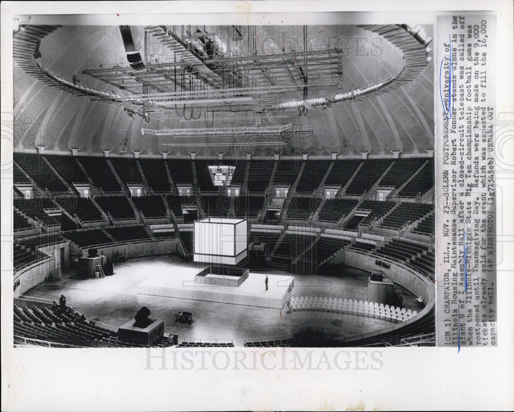 1963 Press Photo University of Illinois Assembly Hall - Historic Images