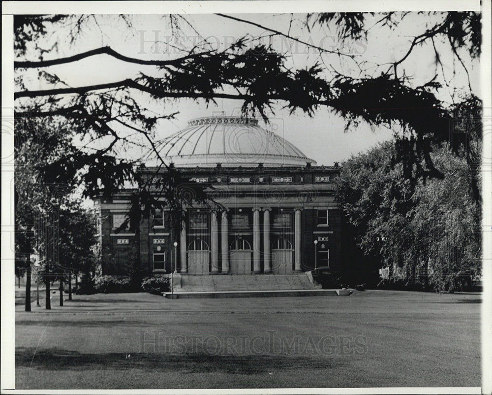Press Photo University of Illinois Auditorium Urbana - Historic Images