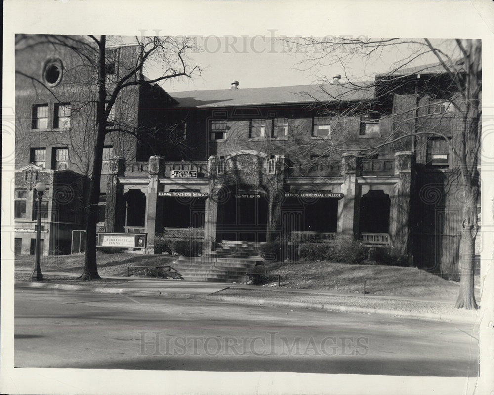 Press Photo The Union Building, The University Of Illinois - Historic Images
