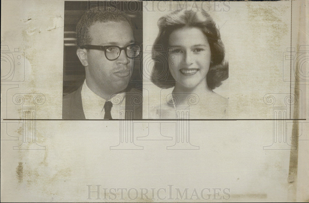 1969 Press Photo Adam Clayton Powell and Beryl Slocum are considering marriage. - Historic Images