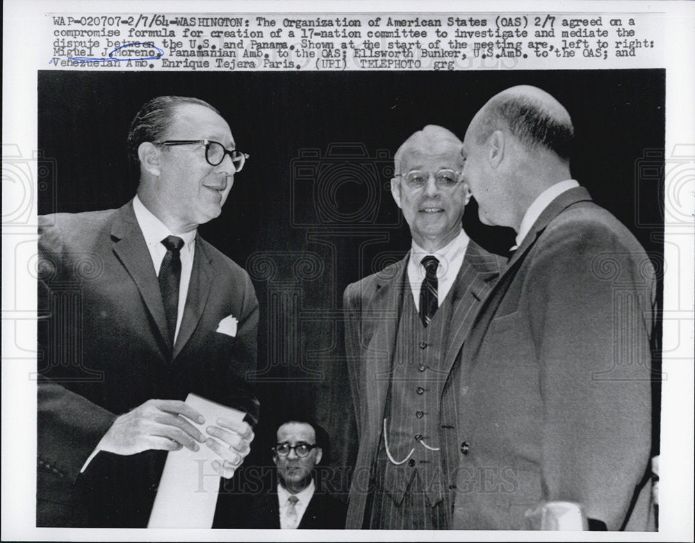 1964 Press Photo Organization of American States Washington - Historic Images