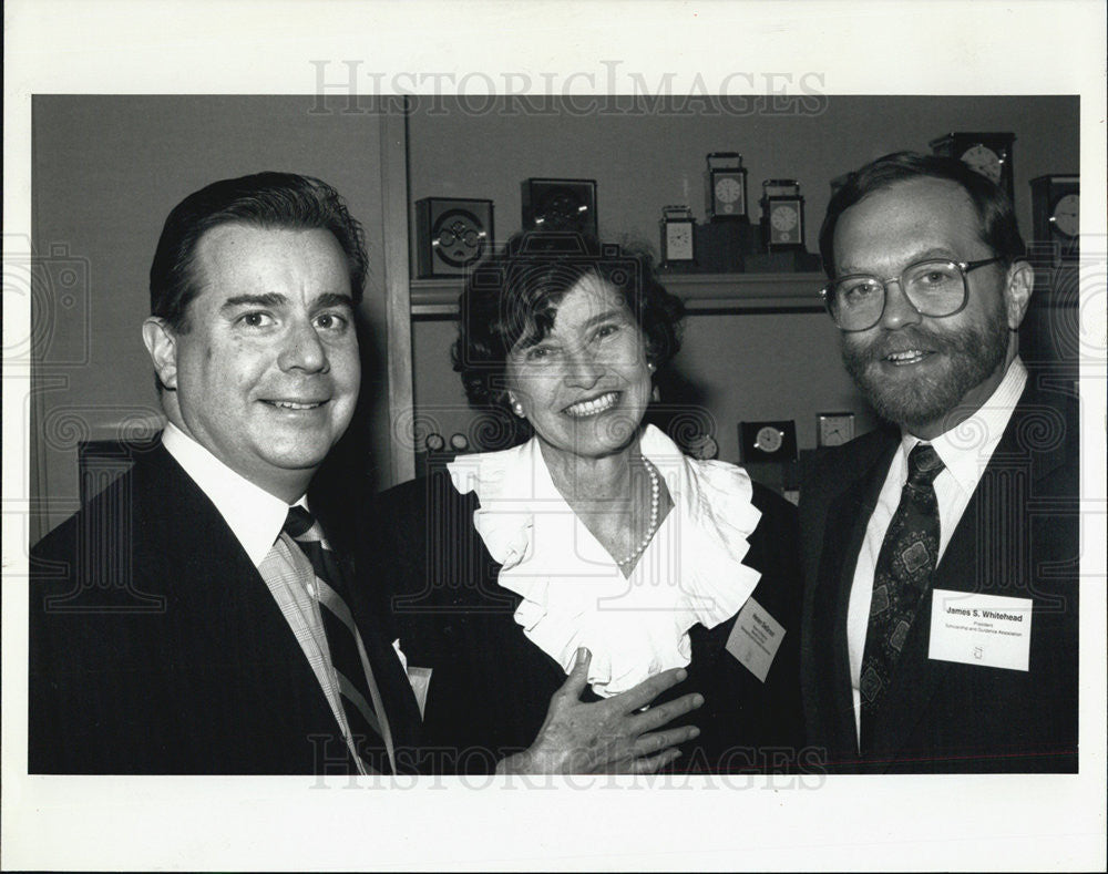 1992 Press Photo Wally Steiner board of directors Sega Tiffany and co. Helen - Historic Images