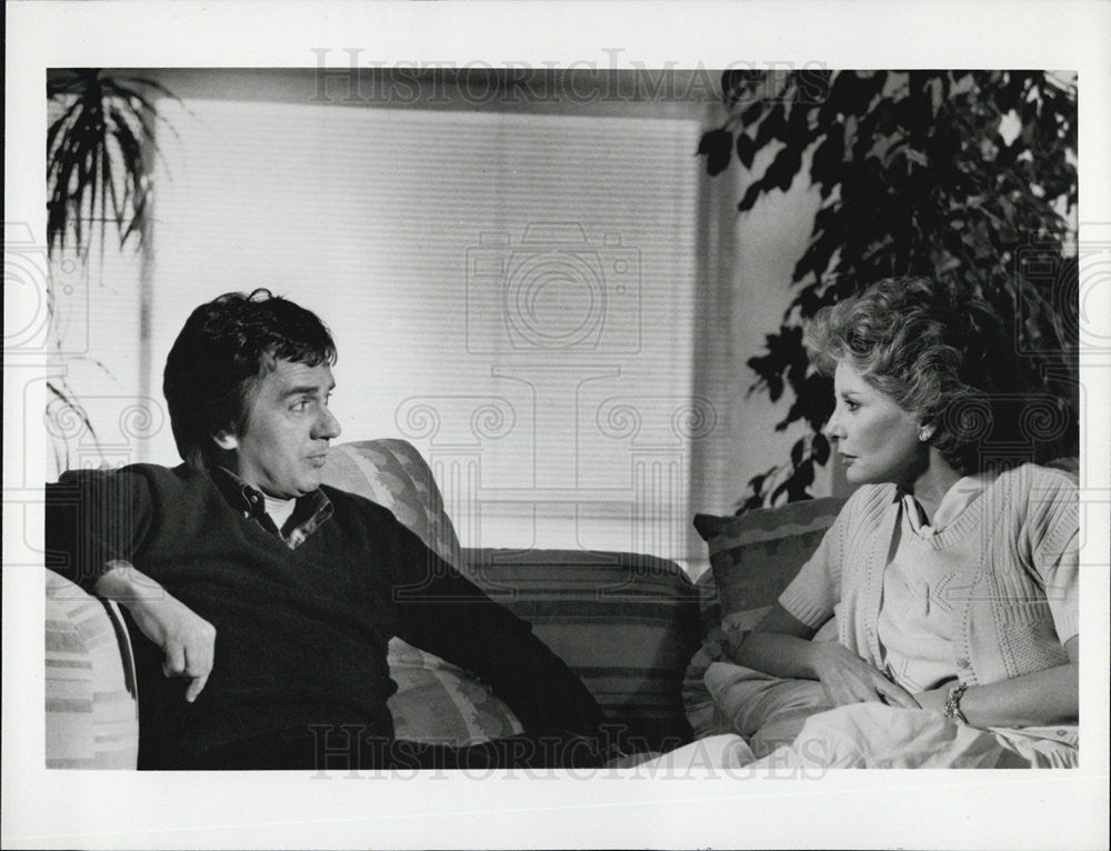 1982 Press Photo Barbara Walters Dudley Moore Interview - Historic Images