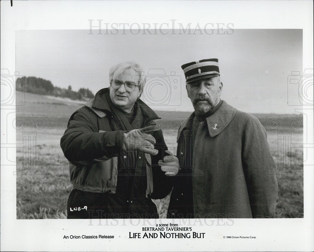 1996 Press Photo Bertrand Tavernier In Scene Life And Nothing But COPY - Historic Images