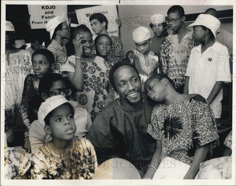 1984 Press Photo Harlem Social Worker Kojo Odo - Historic Images