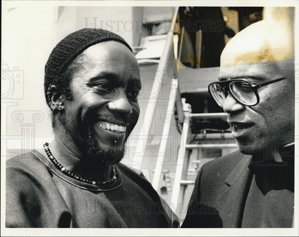 1984 Press Photo Harlem Social Worker Kojo Odo - Historic Images