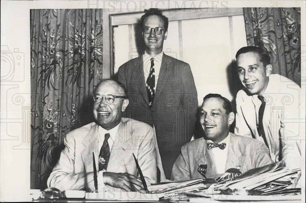 1952 Press Photo Robert Taft Jr./William Howard Taft II/Lloyd Taft/US Congress - Historic Images