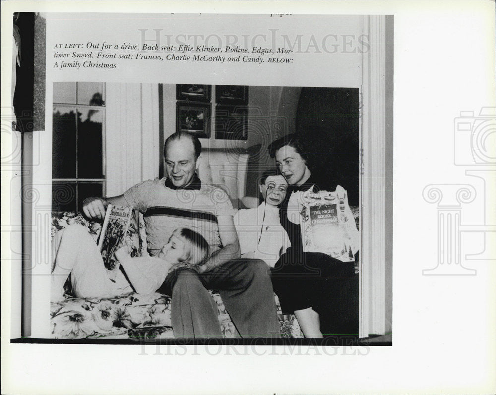 Press Photo A Family Christmas - Historic Images