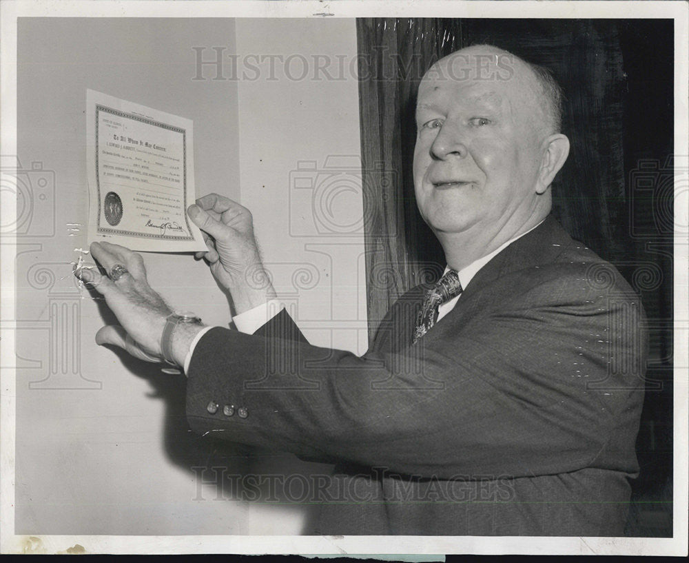 1958 Press Photo John F. McGuane Takes Over As Assessor In Chicago - Historic Images