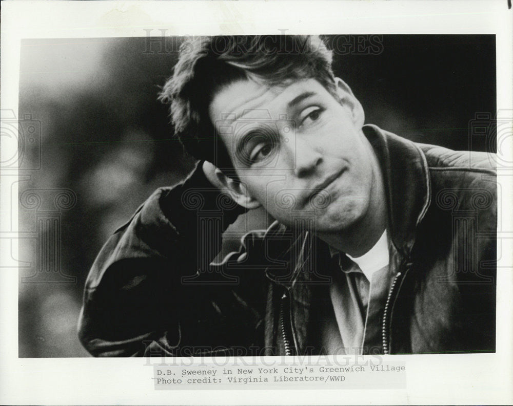 Press Photo D. B. Sweeney in New York City&#39;s Greenwich Village - Historic Images