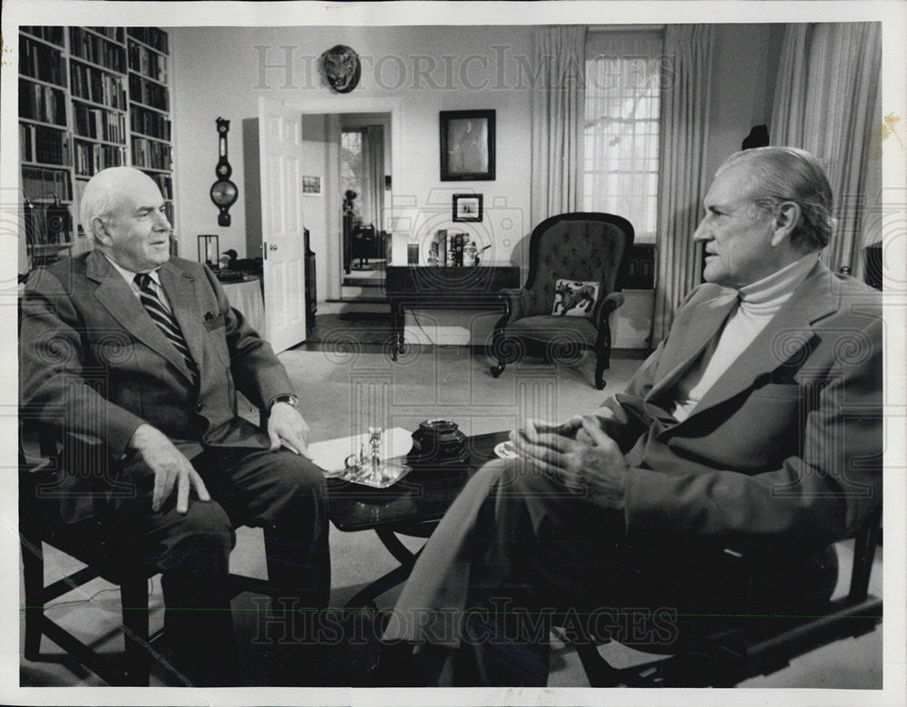 1975 Press Photo Distinguished American Statesman John J. McCloy. - Historic Images