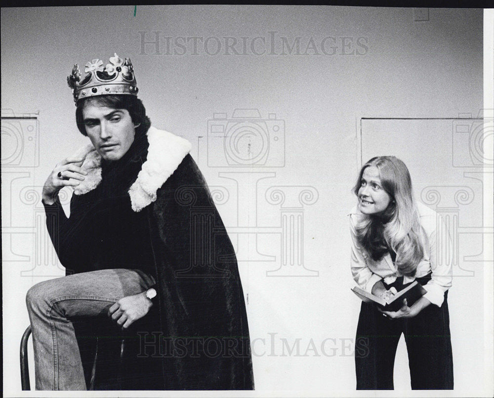 Press Photo Doug Steckler and Deborah Horm of Second City - Historic Images