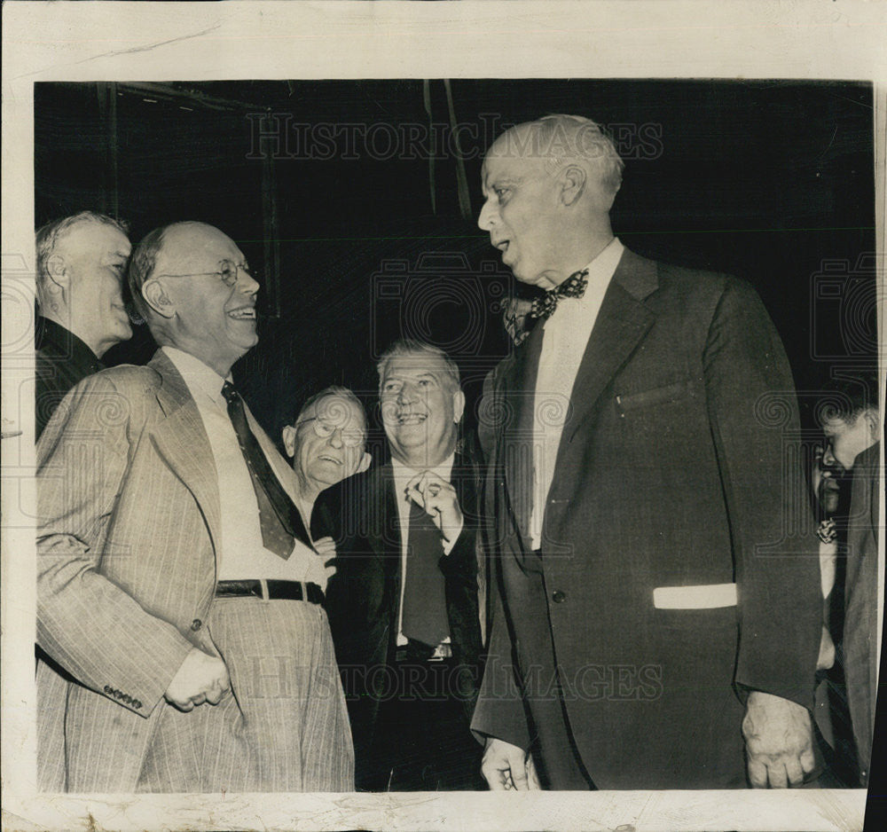 1948 Press Photo Senator Robert Taft Norman Thomas Presidential Candidate - Historic Images