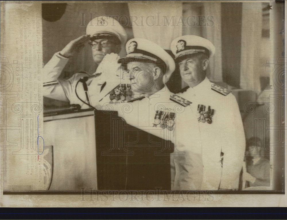 1968 Press Photo Navy Admiral John S. McCain, Jr - Historic Images