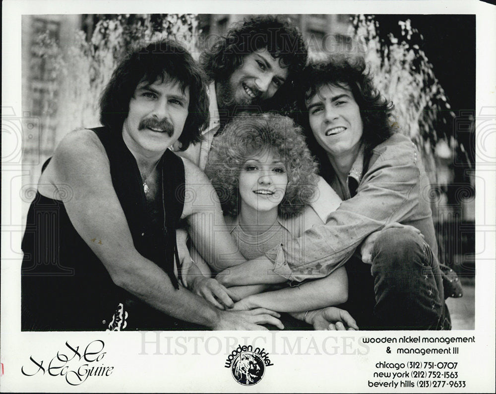 1974 Press Photo Maurene McGuire and Trio Singers - Historic Images