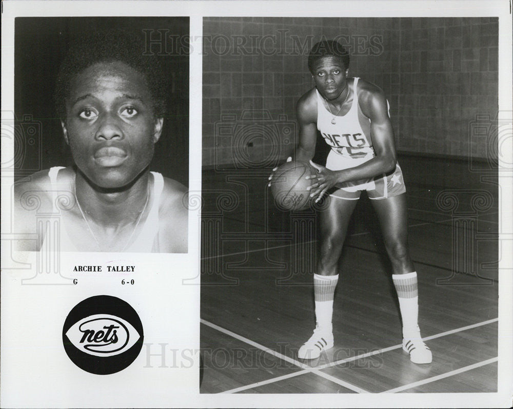 1978 Press Photo Achie Talley, New Jersey Nets  Player. - Historic Images