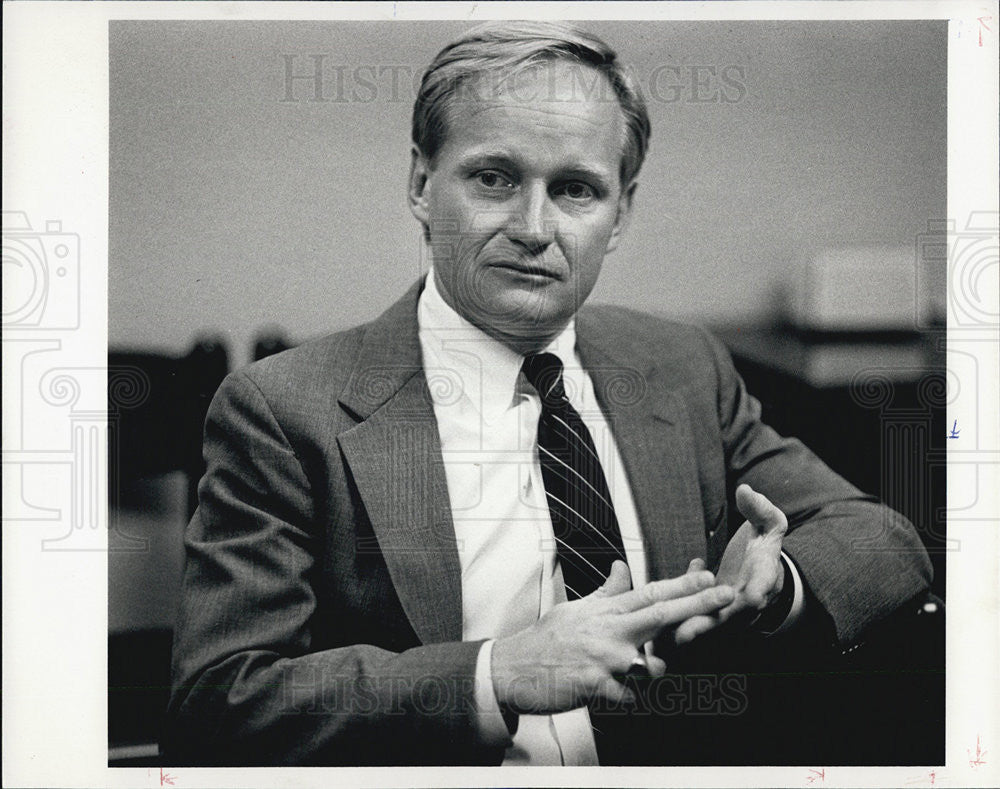 1986 Press Photo Denver Executive James Sweet - Historic Images