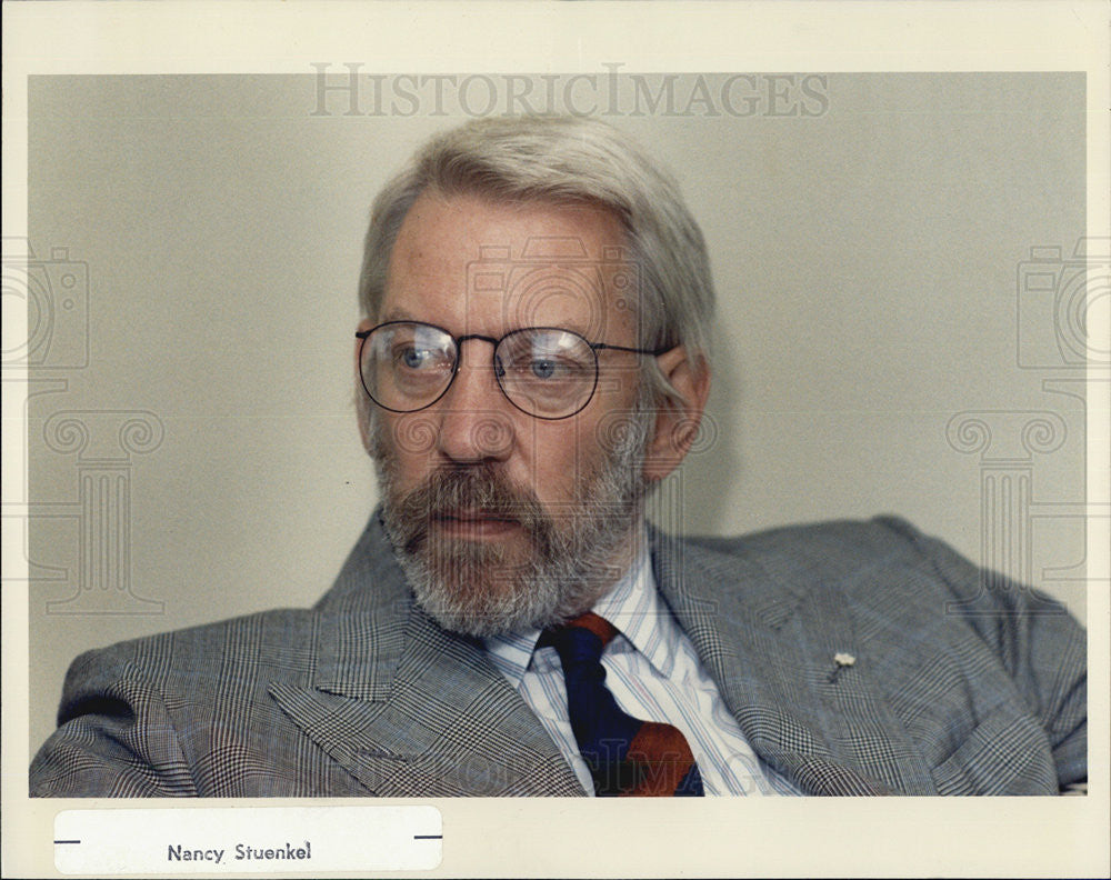 1989 Press Photo Donald Sutherland Actor - Historic Images