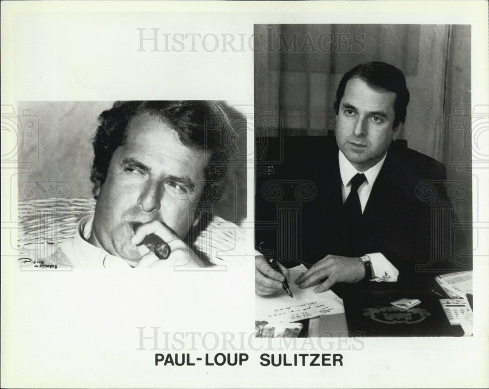 1984 Press Photo Paul -Loup Sulitzer,is a French financier and author. - Historic Images