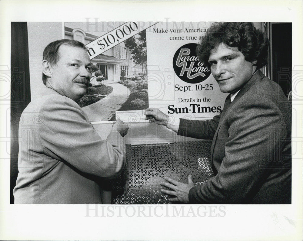 1983 Press Photo Jack McNeil President of Home Owners Association Chicago - Historic Images