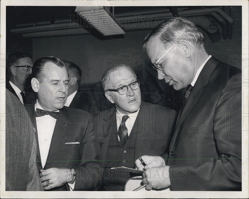 1962 Press Photo Congressman Ralph Beermann, William McCulloch, Roman L Hruska - Historic Images