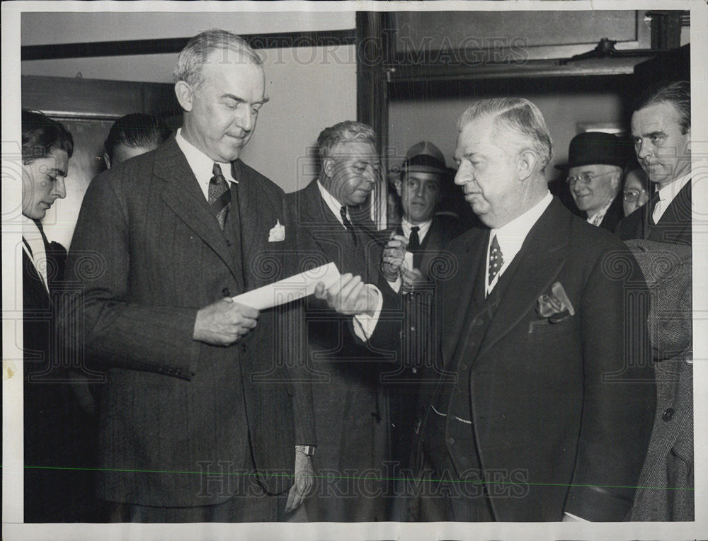 1934 Press Photo William MacCrasken Jr &amp; Chesley Journey - Historic Images