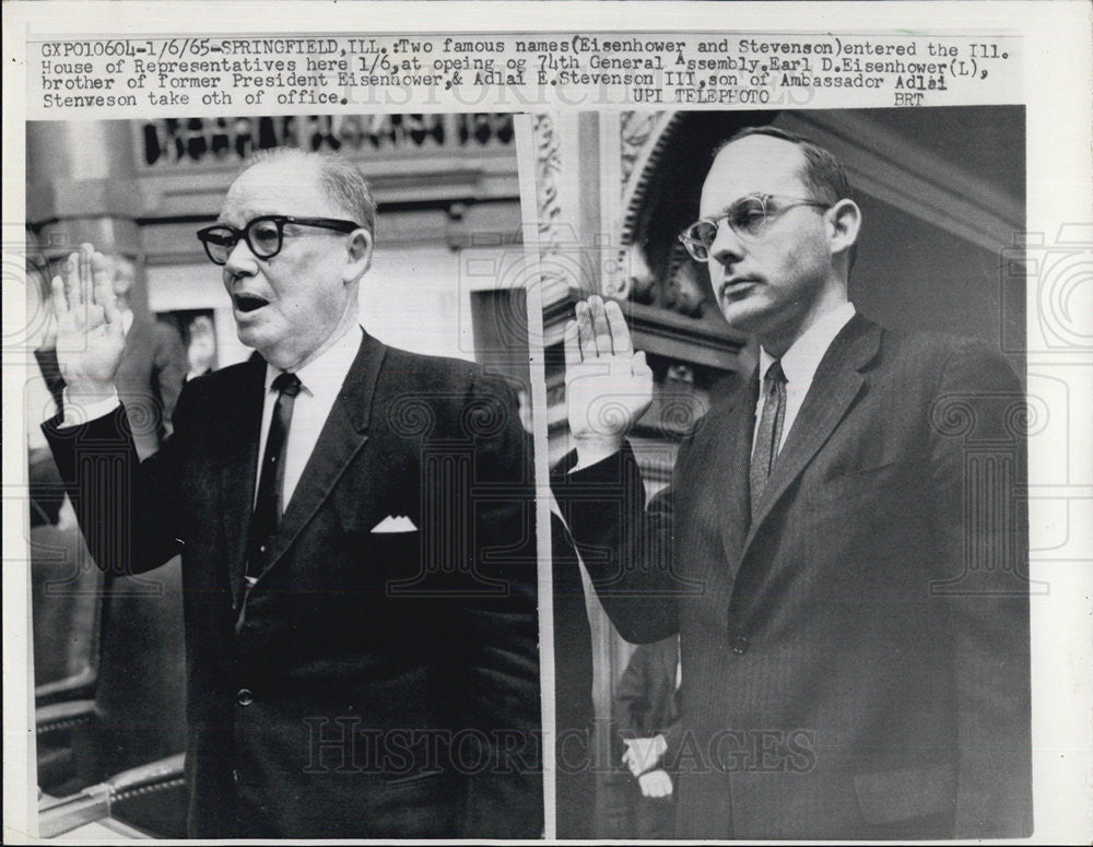 1965 Press Photo Senator Adlai Stevenson III - Historic Images