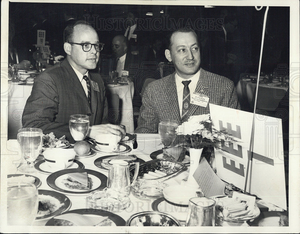 1963 Press Photo Gardner H Stern Jr And Dan Spann Hillmans Inc And Pauli Super - Historic Images