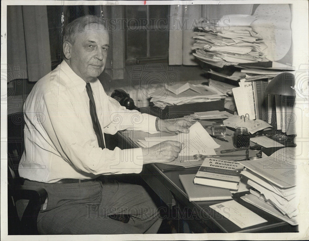 1947 Press Photo Dr. Charles E. Merrian University Of Chicago Illinois - Historic Images