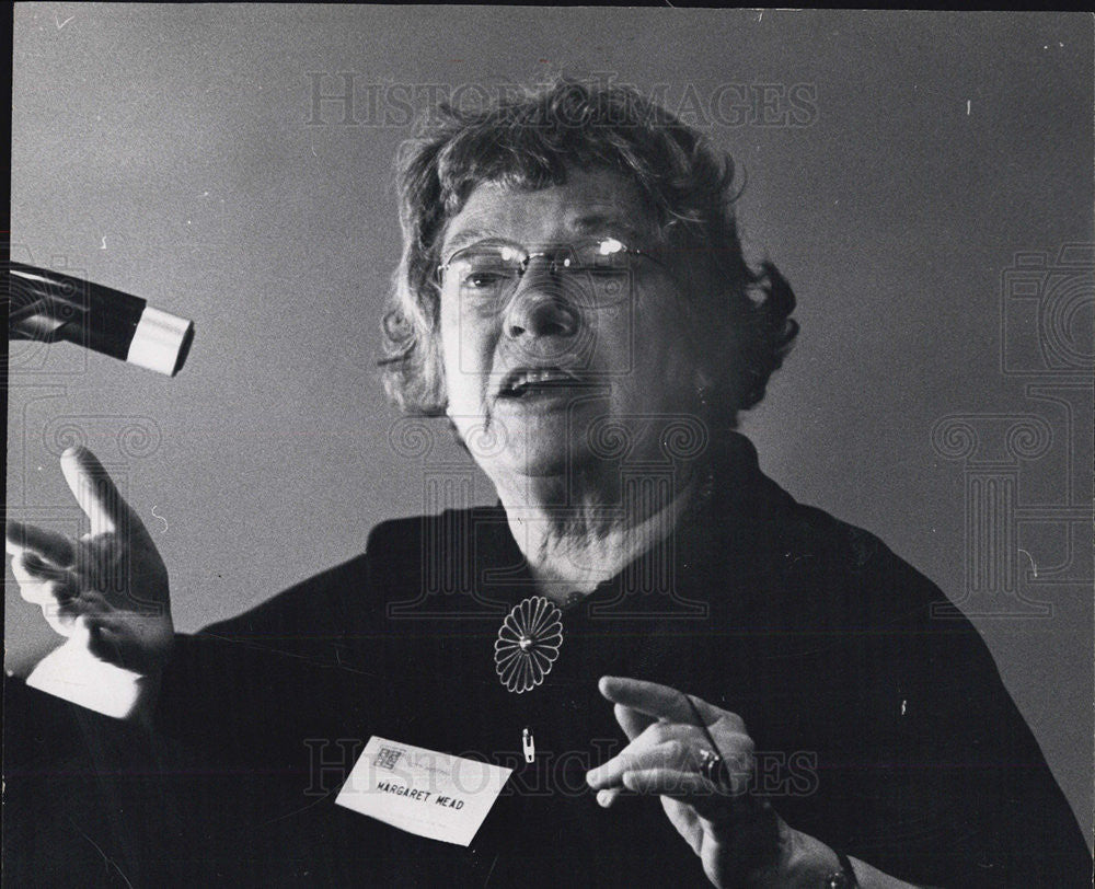 1970 Press Photo Margaret Mead Curator of American Museum of Natural History - Historic Images