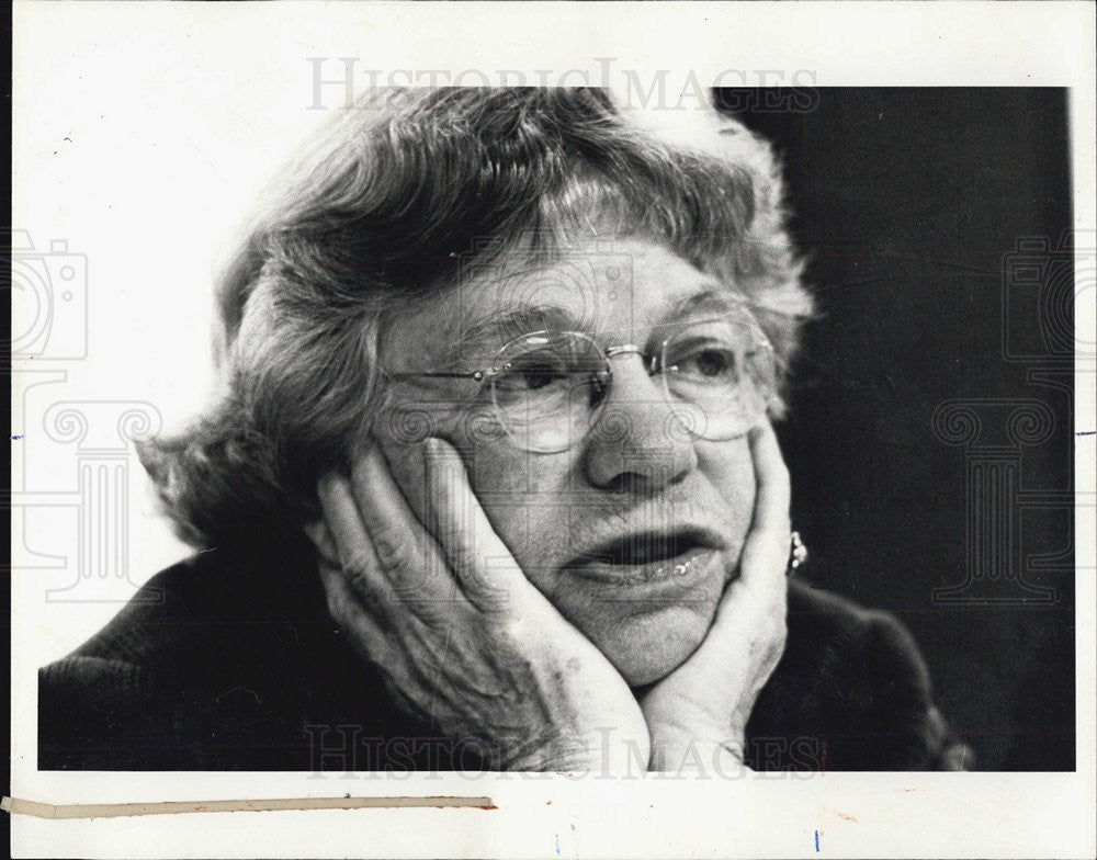 1977 Press Photo Margaret Mead - Historic Images