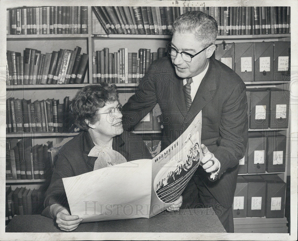 1957 Press Photo Margaret Mead Pres of World Fed for Mental Health - Historic Images