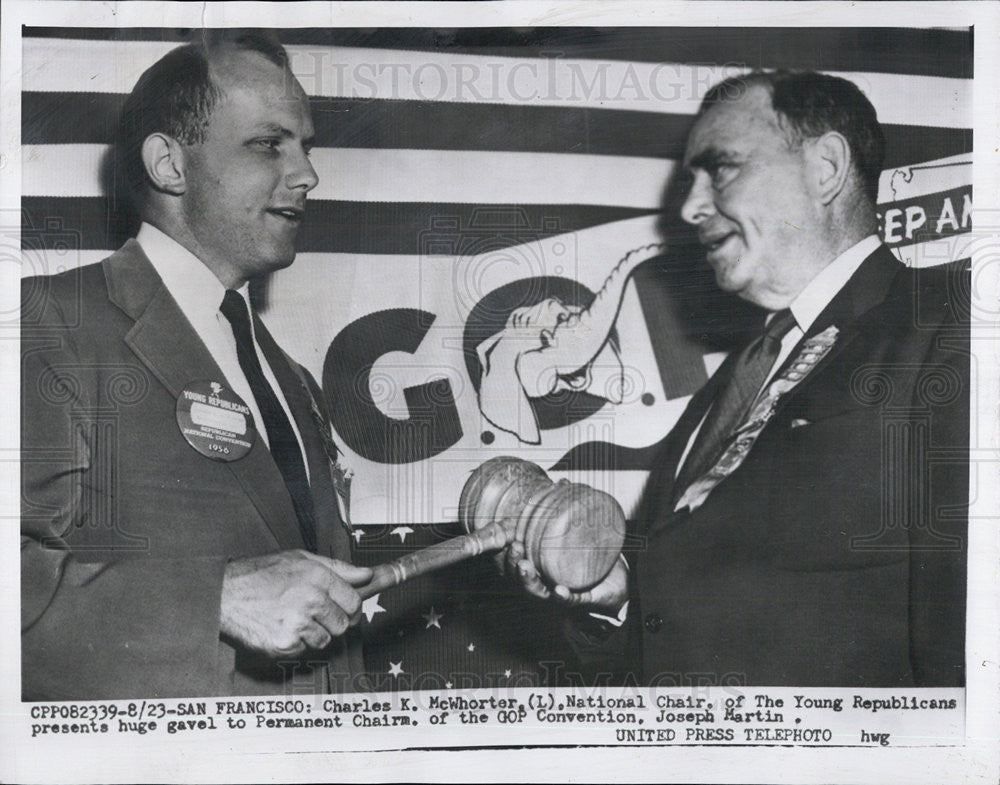 1959 Press Photo Charles McWhorter National Chair of the Young Republicans - Historic Images