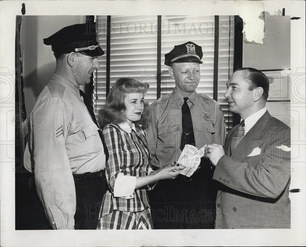 1948 Press Photo George McSwain/FBI/Dolores Oberg/Michael Leahy/Louis Riddering - Historic Images