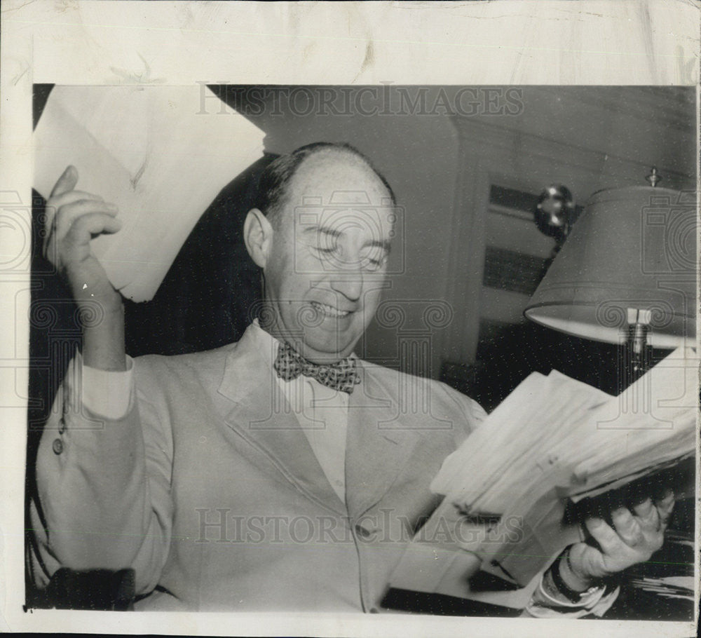 1952 Press Photo Governor Adlai Stevenson/US Presidential Candidate - Historic Images