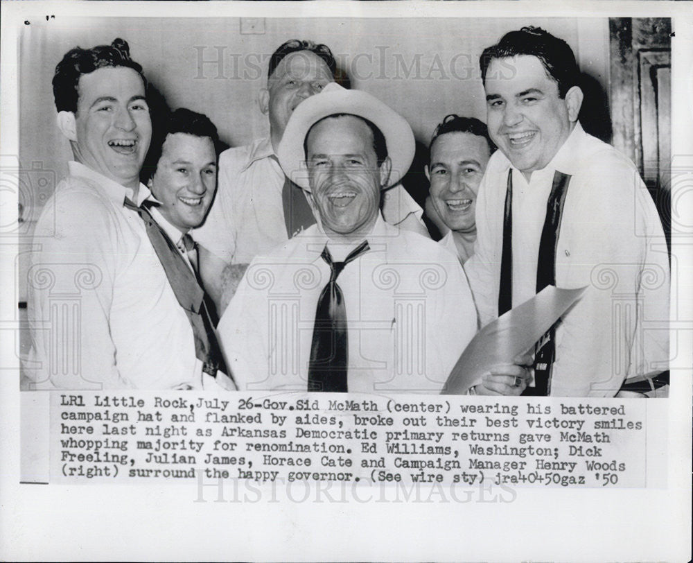 1950 Press Photo Sid Mcmath - Historic Images
