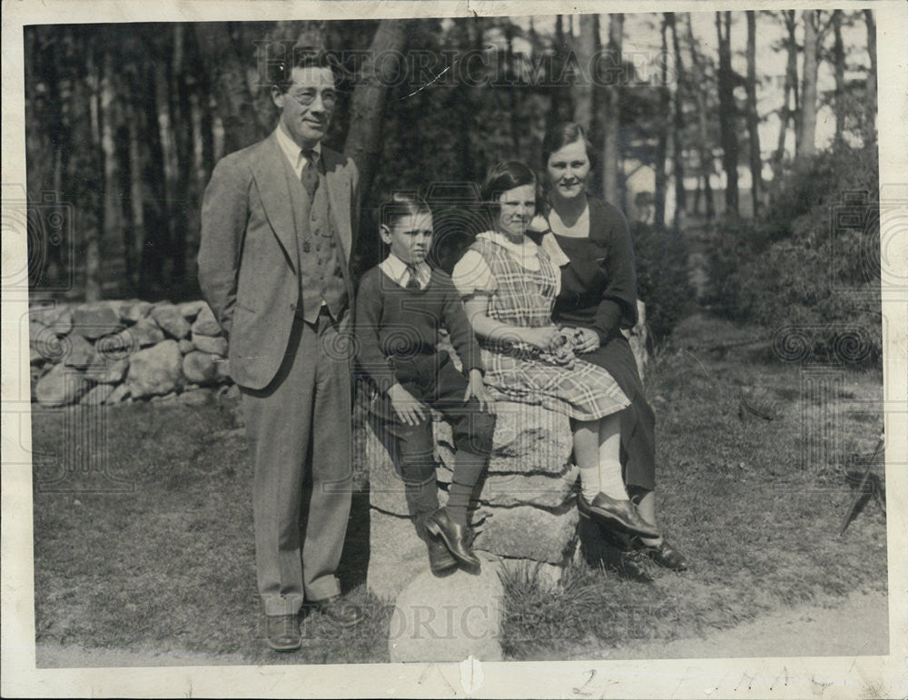 1933 Press Photo McMath Family - Historic Images