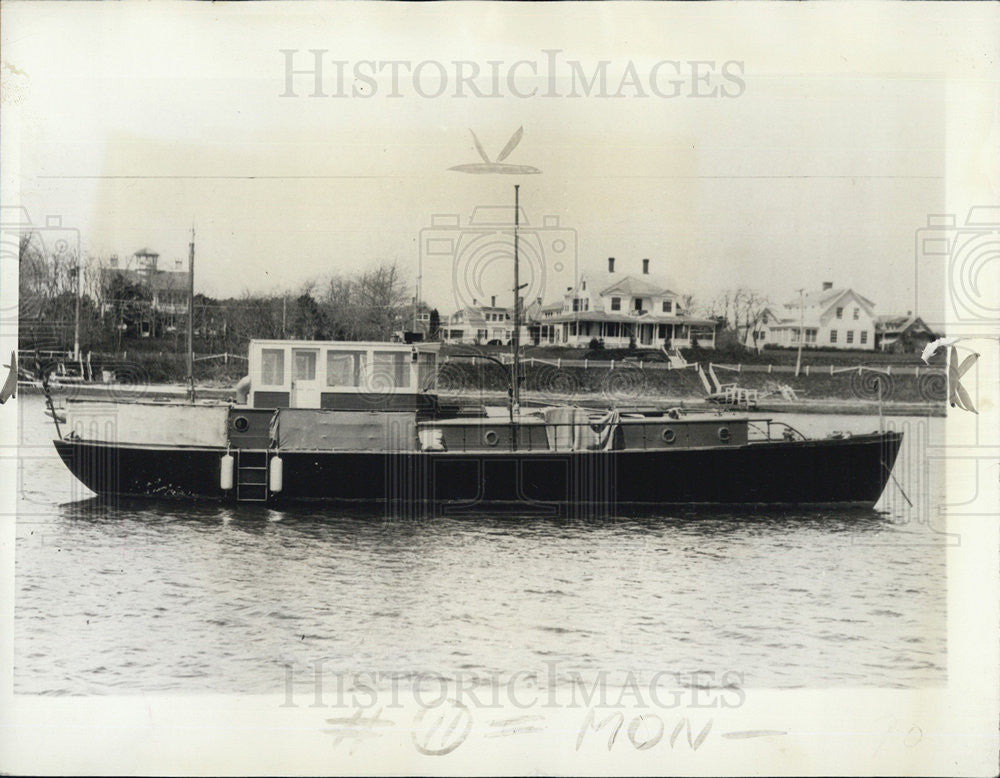 1933 Press Photo Boat Owned By William Lee Hid Margaret McMath/Kidnap Victim - Historic Images