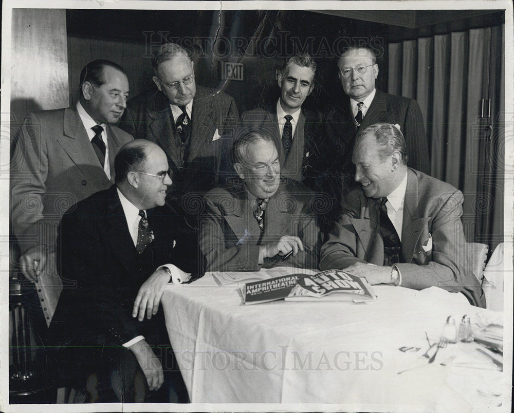 1950 Press Photo Executive Auto Show Committee - Historic Images