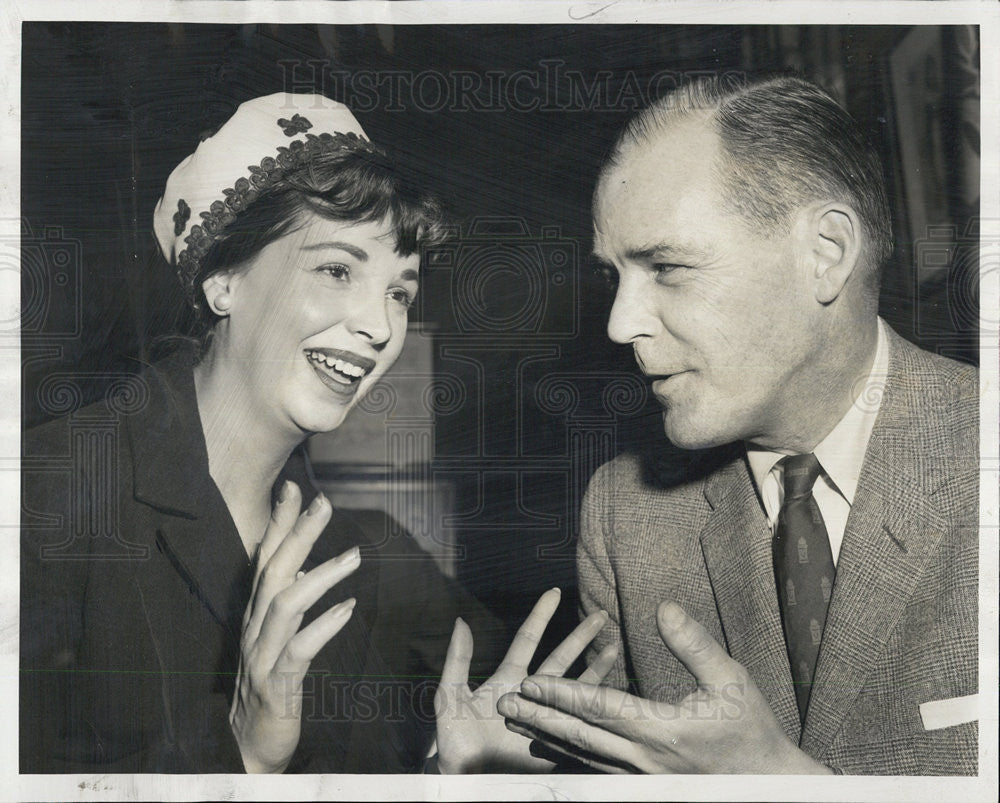 1959 Press Photo Mrs. Lee McManus &amp; H. Ferris White Jr. - Historic Images