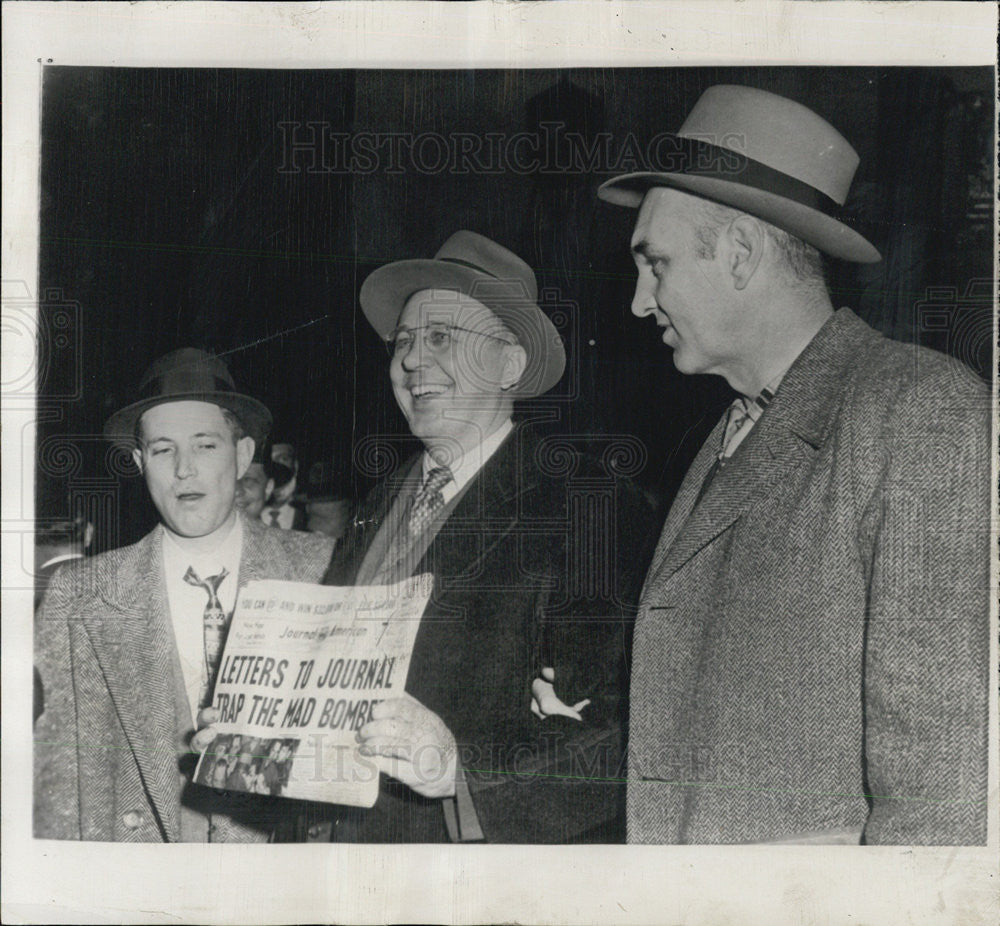 1957 Press Photo George Metasky,&quot; Mad Bomber&quot;. - Historic Images