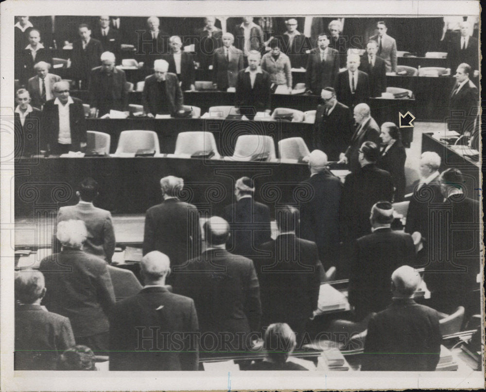 1970 Press Photo Israeli Parliament Prime Minister Golda Mier - Historic Images