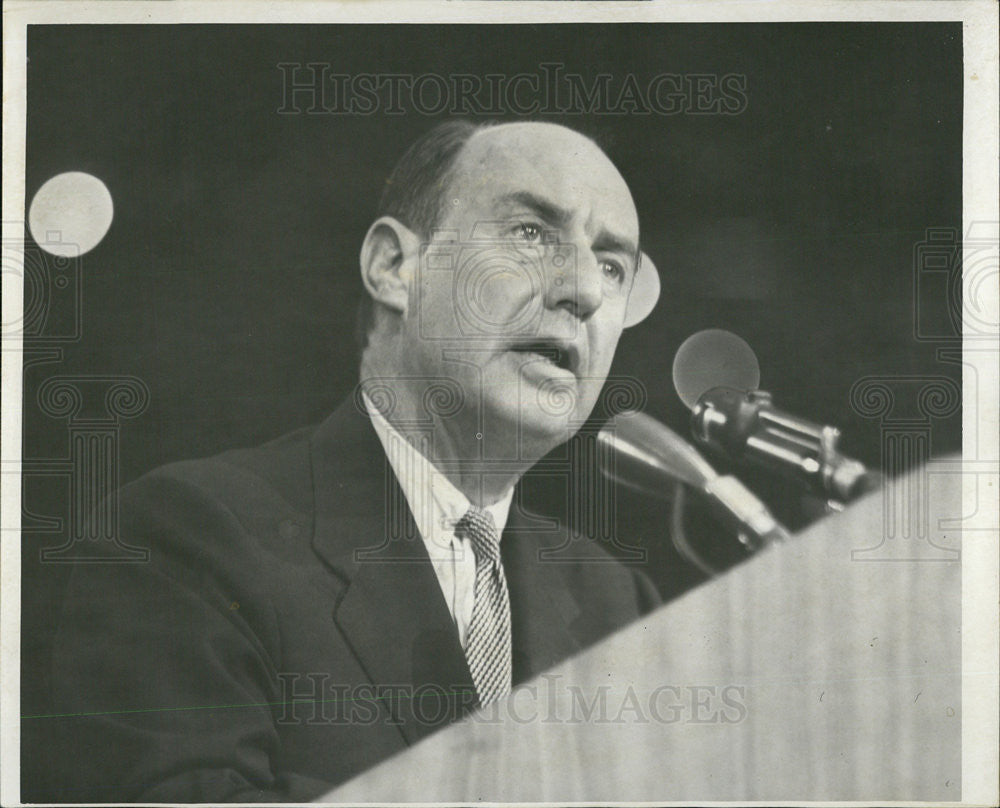 1956 Press Photo Kordick Speech - Historic Images